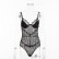 Explosive womens sexy heavy craft lace small mesh embroidery sexy lingerie one-piece 4168