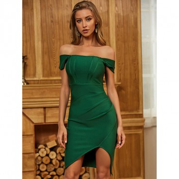 Slim bandage skirt evening dress skirt banquet temperament hip dress