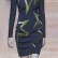 2021 new bandage dress autumn and winter Europe and America temperament sequin stitching high neck long sleeve dress