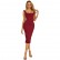 Sexy vest long skirt net red square neck dress bandage dress