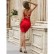 New Bandage Dress Summer Sexy Bare Chest Net Red Nightclub Sling Dress