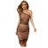 Fashion party mesh skirt dress Europe and America sexy oblique shoulder bandage hip dress autumn and winter