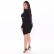 European and American womens 2021 new spring hollow dress long sleeve bandage dress short skirt