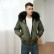 Winter New European and American Mens Fur Parker Cotton Jacket Large Fur Collar Thicken Windproof Large Size Fat