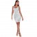 New style bandage dress female slim evening dress sleeveless dress summer elegant silver one step dress