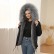 Pai overcome female winter new style raccoon fur collar detachable rabbit fur liner short small child fur