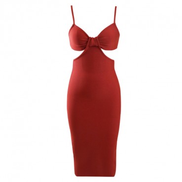 European and American bandage dress sexy long skirt suspender dress summer factory outlet