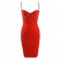 2021 new European and American red dress sexy ladies temperament sling banquet small dress bandage skirt