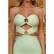 European and American wrapped chest sexy dress skirt bandage skirt nightclub hollow mini dress womens summer