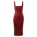 Sexy vest long skirt net red square neck dress bandage dress