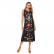 New womens digital print dress, European and American long dress