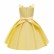 Girls dress 2021 European and American new childrens clothing spring princess dress solid color pleated skirt girl