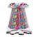 Childrens dress new girl chiffon skirt printed princess dress short-sleeved childrens dress net yarn childrens dress