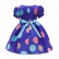 Girls dress 2021 spring new bowknot childrens skirt puff sleeve polka dot print princess dress dress