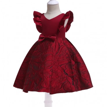 Childrens dress dress skirt spot childrens skirt girls jacquard princess dress custom festival