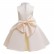 New girls dress European and American childrens wear high collar solid color childrens dress skirt big bow