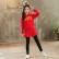 Girls fall/winter suits, new Korean fashion, big childrens womens clothing, western style sweaters, girls two-piece