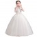 Girls dress 2021 new spring white princess performance birthday singing performance costume stage costume chorus