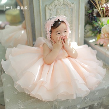 Korean girl princess dress fashion lace childrens dress autumn and winter little flower girl dress tutu skirt piano