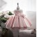 2021 new childrens dress princess dress white girl wedding dress one year old birthday evening dress skirt baby