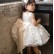 Children dress dress flower girl foreign style wedding dress 2021 new one year old birthday party baby one year old