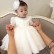 Childrens wedding princess dress small flower girl dress female wedding baby baby one year old girl birthday foreign