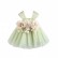 Girls princess dress baby summer dress baby one-year-old dress birthday hundred days green cake skirt fluffy yarn