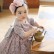 Baby one year old dress girl princess dress fluffy yarn birthday long-sleeved little girl flower girl wedding children