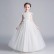 Childrens dresses, princess dresses, girls, fluffy gauze, western style, host, little girls, piano costumes, flower