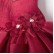 Baby one year old dress female child princess dress baby hundred-day banquet birthday catch week clothes autumn red