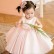 Children dress princess dress fluffy yarn little flower girl piano costume girl white baby girl one-year-old dress