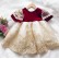 Childrens clothing girls one-year-old dress spring and western fluffy Spanish palace style princess dress