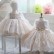 Babys first birthday princess dress fluffy yarn flower girl wedding little girl piano performance dress female super