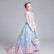 Childrens dress girls fluffy yarn tail catwalk host piano performance clothes fashion western flower girl princess