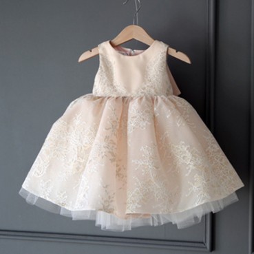 Childrens wedding dress 2021 spring new products girls dresses small and medium childrens clothes baby one-year-old