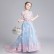 Childrens dress girls fluffy yarn tail catwalk host piano performance clothes fashion western flower girl princess