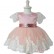 Childrens dress sequins lace bow princess western style dress girl wedding birthday party elegant one-year-old dress