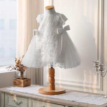 One-year-old dress baby lace dress 1-2 years old birthday dress female princess dress child dress costume summer