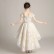 Girls birthday princess dress flower girl wedding dress dress fluffy yarn childrens host catwalk Western style