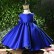 Girls dress princess dress 2021 new spring female baby first birthday satin dress skirt fluffy childrens dress