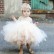 One-year-old dress female baby 2021 new princess dress fluffy yarn champagne color flower girl wedding dress small