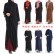 ins high-density chiffon double-sided wear basic Muslim womens clothing abaya muslim dress