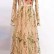 ins net red new full-width flower embroidery European and American long-sleeved full-length dress long skirt