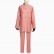 Pink handmade nail diamond suit Muslim Pakistani clothing Womens clothing Tops Pants Southeast Asian womens clothing