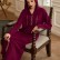 Dark red diamond ornament Moroccan style Middle East hand-stitched diamond robe abaya Muslim womens clothing