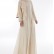 Chiffon Muslim yarn skirt with long-sleeved dress Muslim womens robe summer