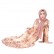 Sequin embroidery temperament Southeast Asia Middle East Dubai Double-layer dress Muslim womens clothing