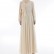 Chiffon Muslim yarn skirt with long-sleeved dress Muslim womens robe summer