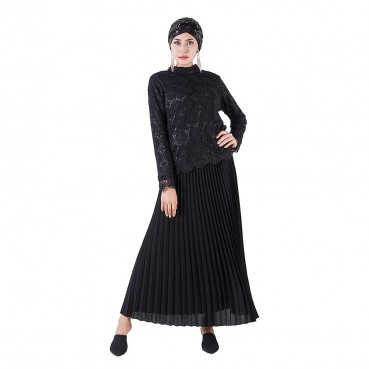 New fashion half-length long skirt pleated skirt