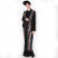 Color vertical sequins embroidery chiffon stitching long-sleeved jacket cardigan womens clothing